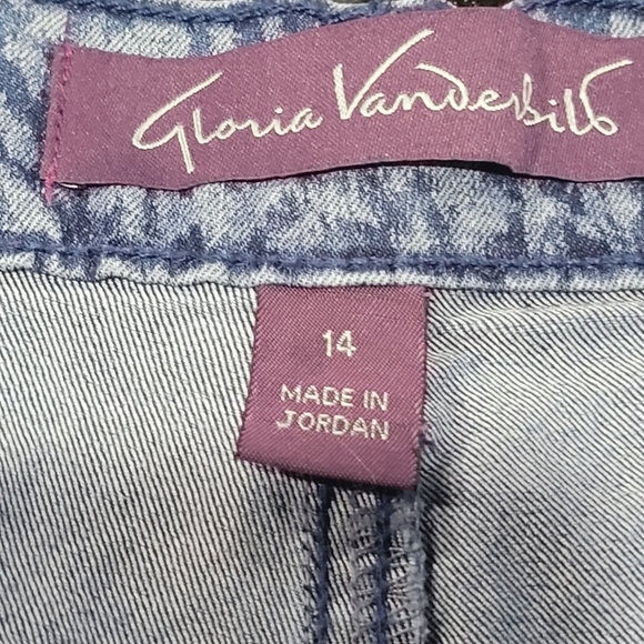 Gloria Vanderbilt Size 14 Amanda Leopard Print Jeans Skinny High Rise - Picture 8 of 8